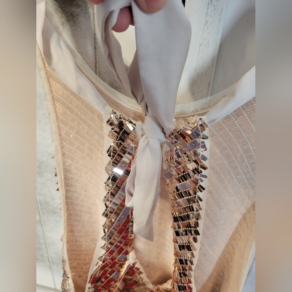 NWOT Free People Disco Fever Cami Champagne Small - Picture 6 of 7